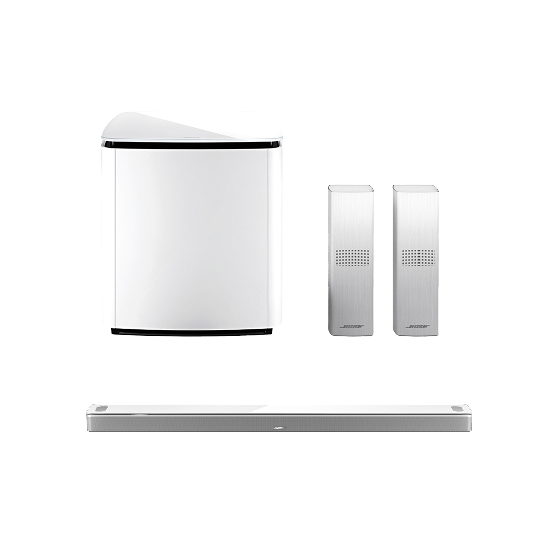 BOSE 보스 스마트 울트라 사운드바 + 베이스 모듈 700 + 서라운드 스피커 700 세트 화이트(BOSE Smart Ultra Soundbar + Bass Module 700 + Surround Speakers 700 Set WH)