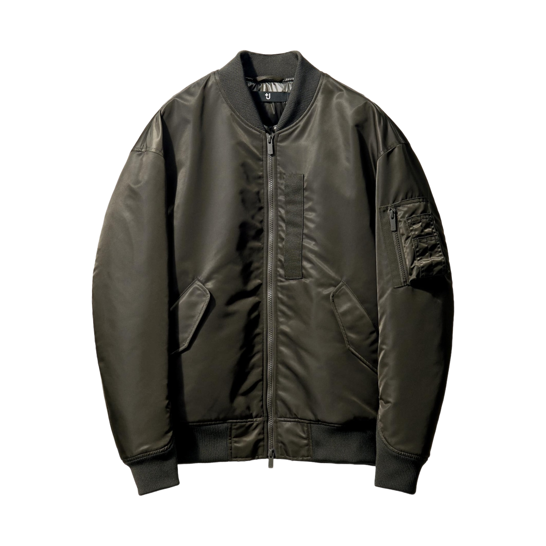 유니클로 x 질 샌더 하이브리드 다운 오버사이즈 MA-1 자켓 그레이(Uniqlo x Jil Sander Hybrid Down Oversized MA-1 Jacket Gray)