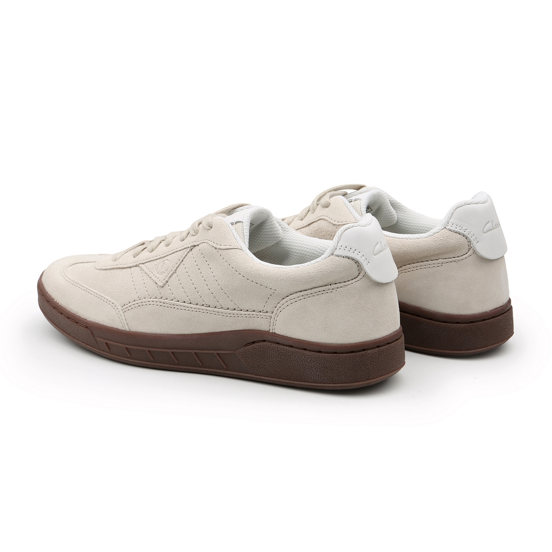 클락스 남성 스웨이드 스니커즈 화이트(Clarks Men’s Suede Sneakers White) - 5