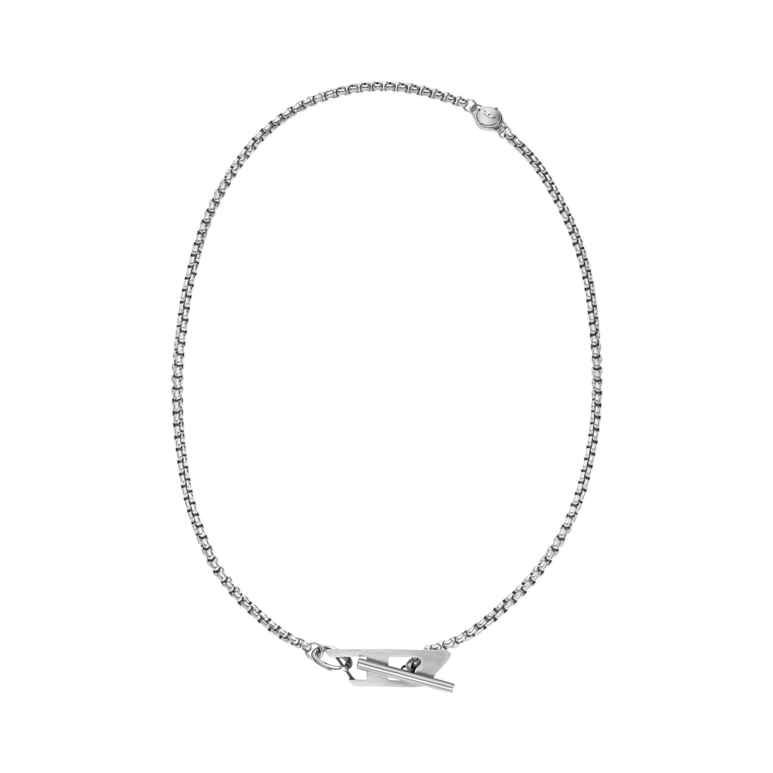 DX147700DJW-01 Diesel Stainless Steel Chain Necklace Silver
