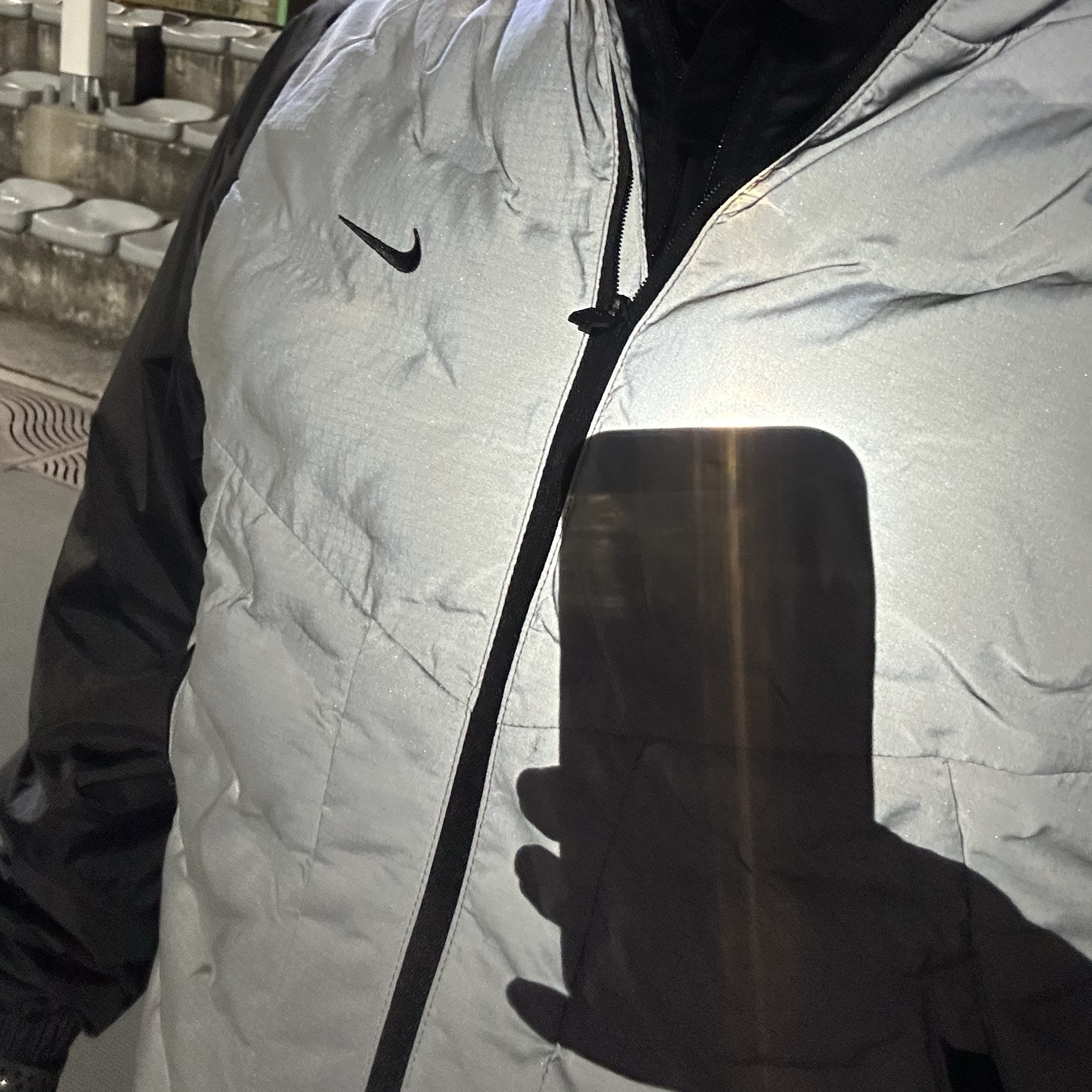 Nike Therma-Fit ADV Running Division Running Vest Reflect Silver - Asia 착용 스타일