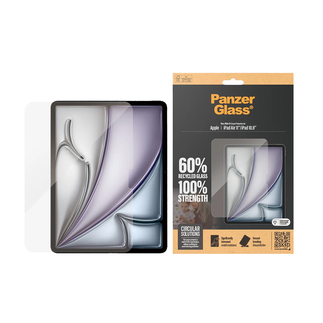 2833 PANZERGLASS iPad Air 11-inch 2024 M2 Tempered Glass