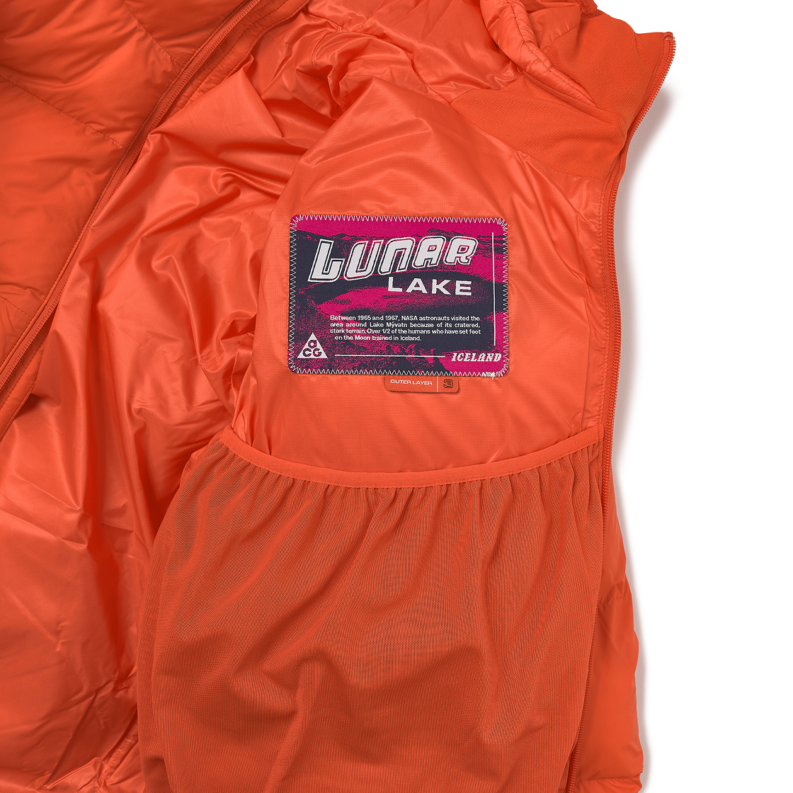 나이키 ACG 써마핏 ADV 루나 레이크 루즈 후드 자켓 세이프티 오렌지 서밋 화이트 - US/EU(Nike ACG Therma-Fit ADV Lunar Lake Loose Hooded Jacket Safety Orange Summit White - US/EU) - 9