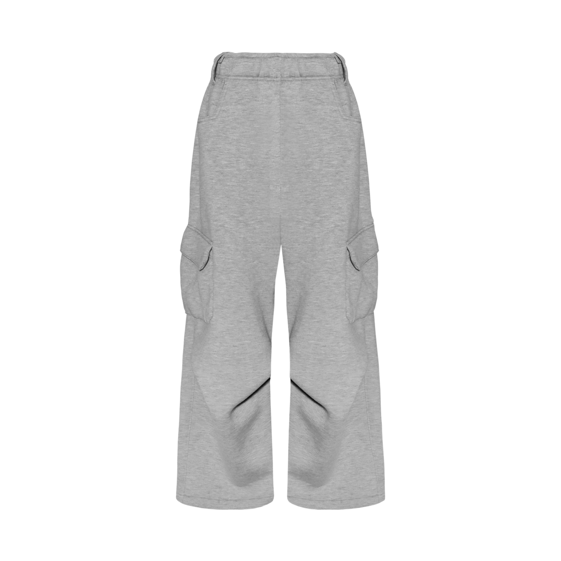 - Kamien Balloon Cargo Sweatpants Melange Gray