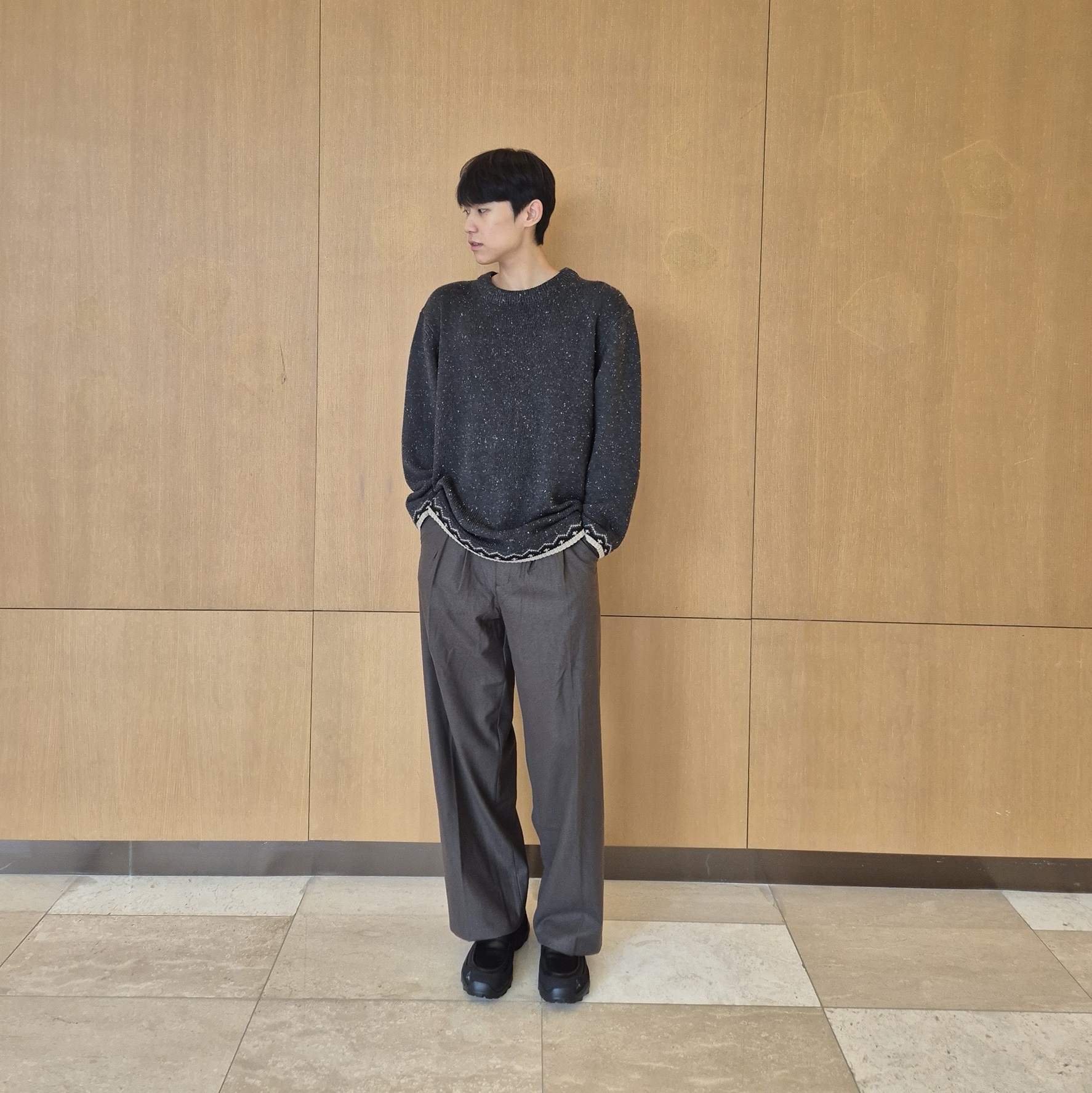 ROA Loafer Black - 25FW 착용 스타일 - 3