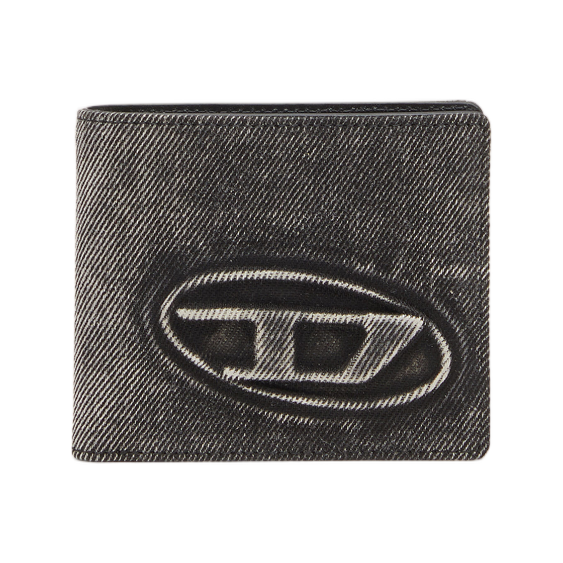 디젤 월렛 워시드 데님 다크 그레이(Diesel Wallet In Washed Denim Dark grey)