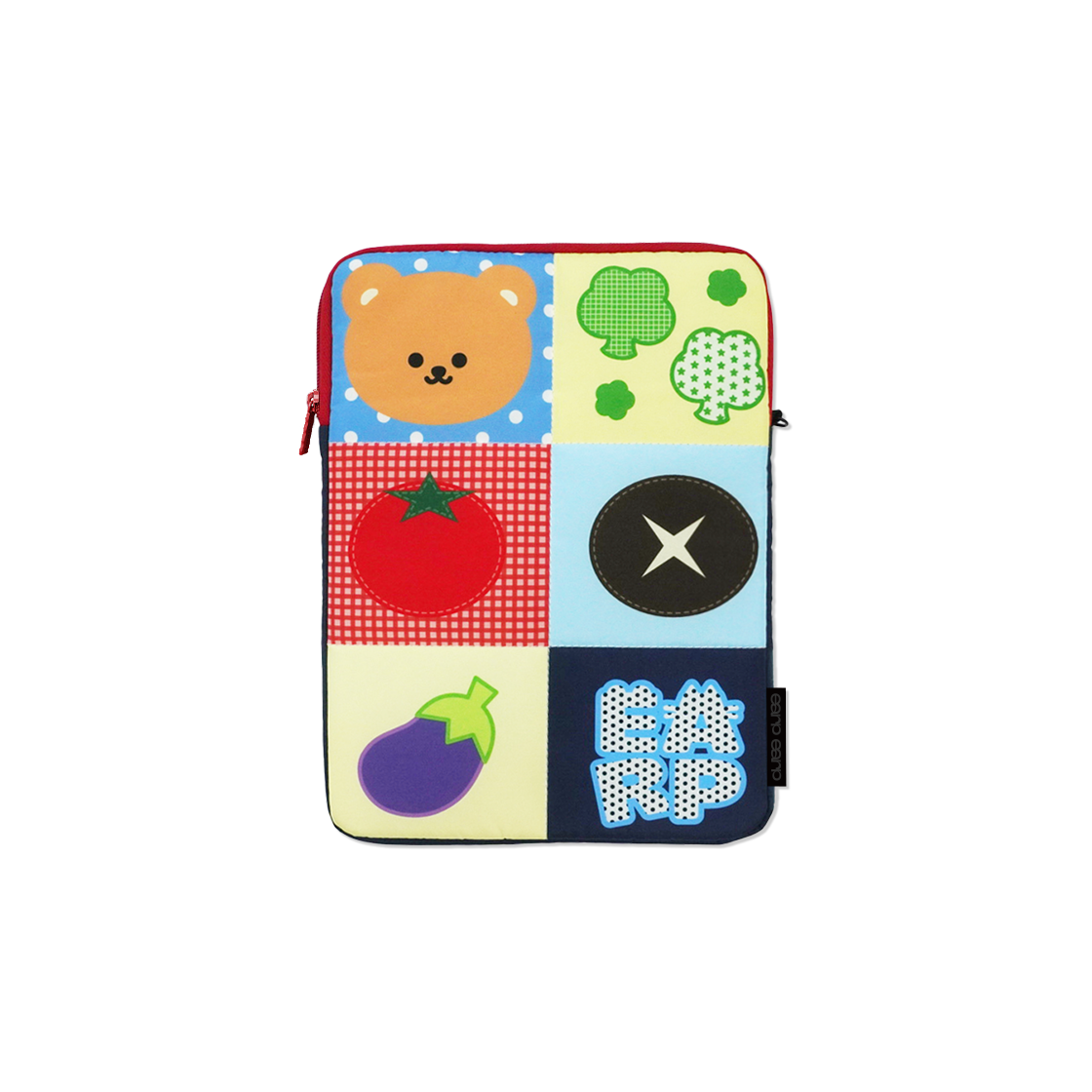 어프어프 베지 컬러 블록(아이패드 파우치 11인치)(earpearp Veggie Color Block iPad Pouch 11 Inch)
