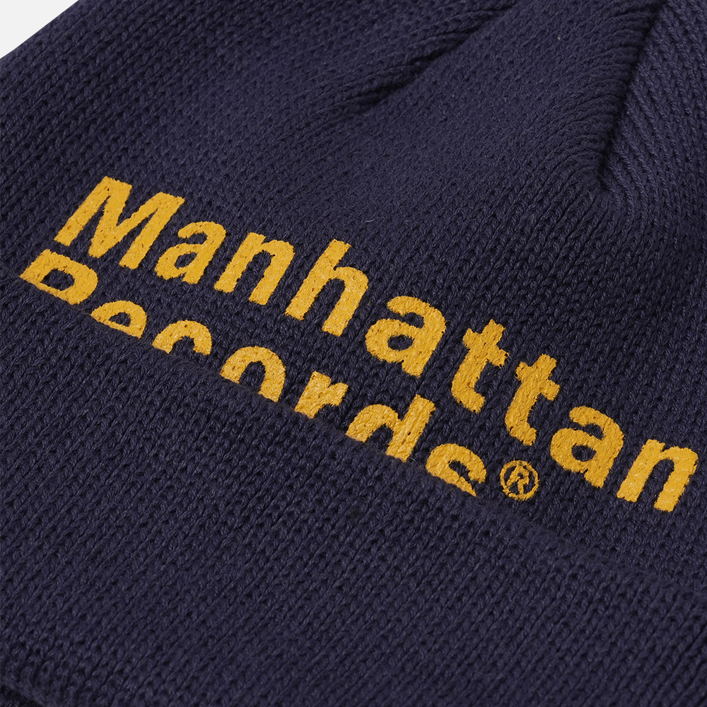 맨하탄 레코즈 클래식 로고 비니 - 네이비(Manhattan Records Classic Logo Beanie - Navy) - 4