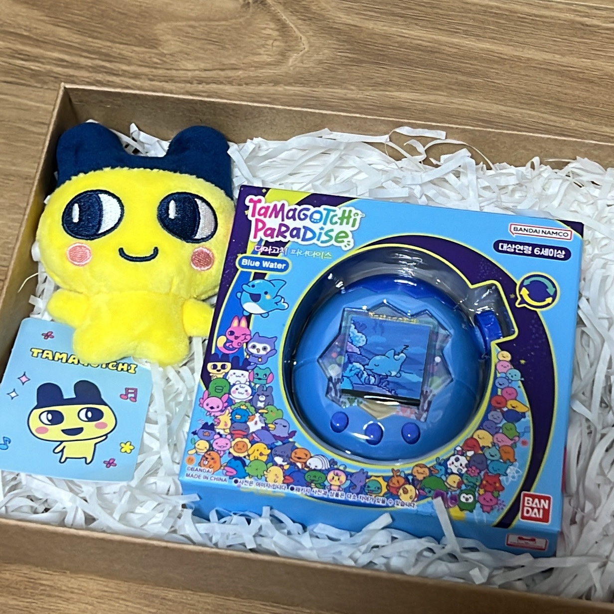 Tamagotchi Paradise Blue Water 착용 스타일