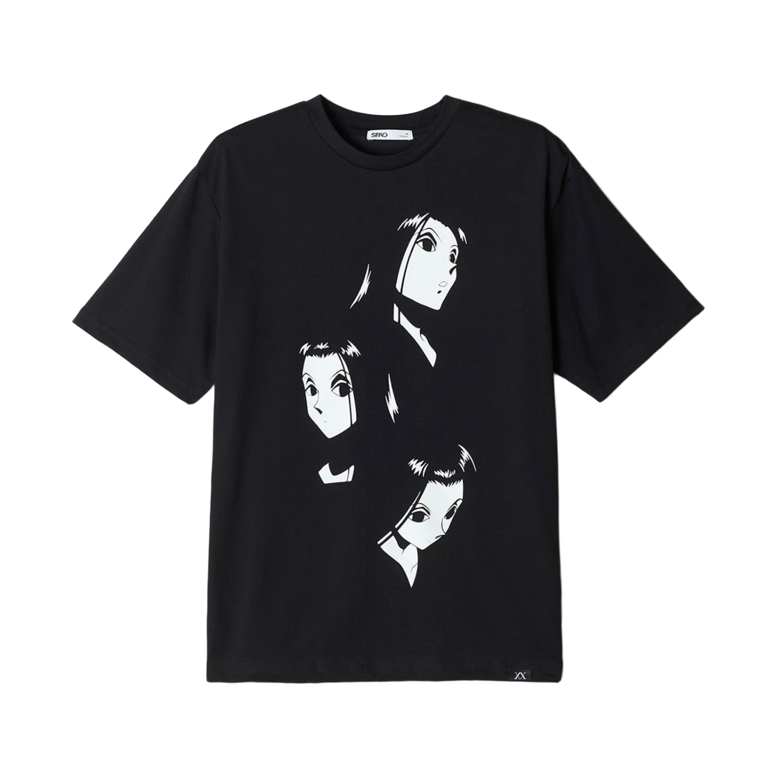 SPRLG11U03 Spao x Hunter x Hunter Short Sleeve T-Shirt Black