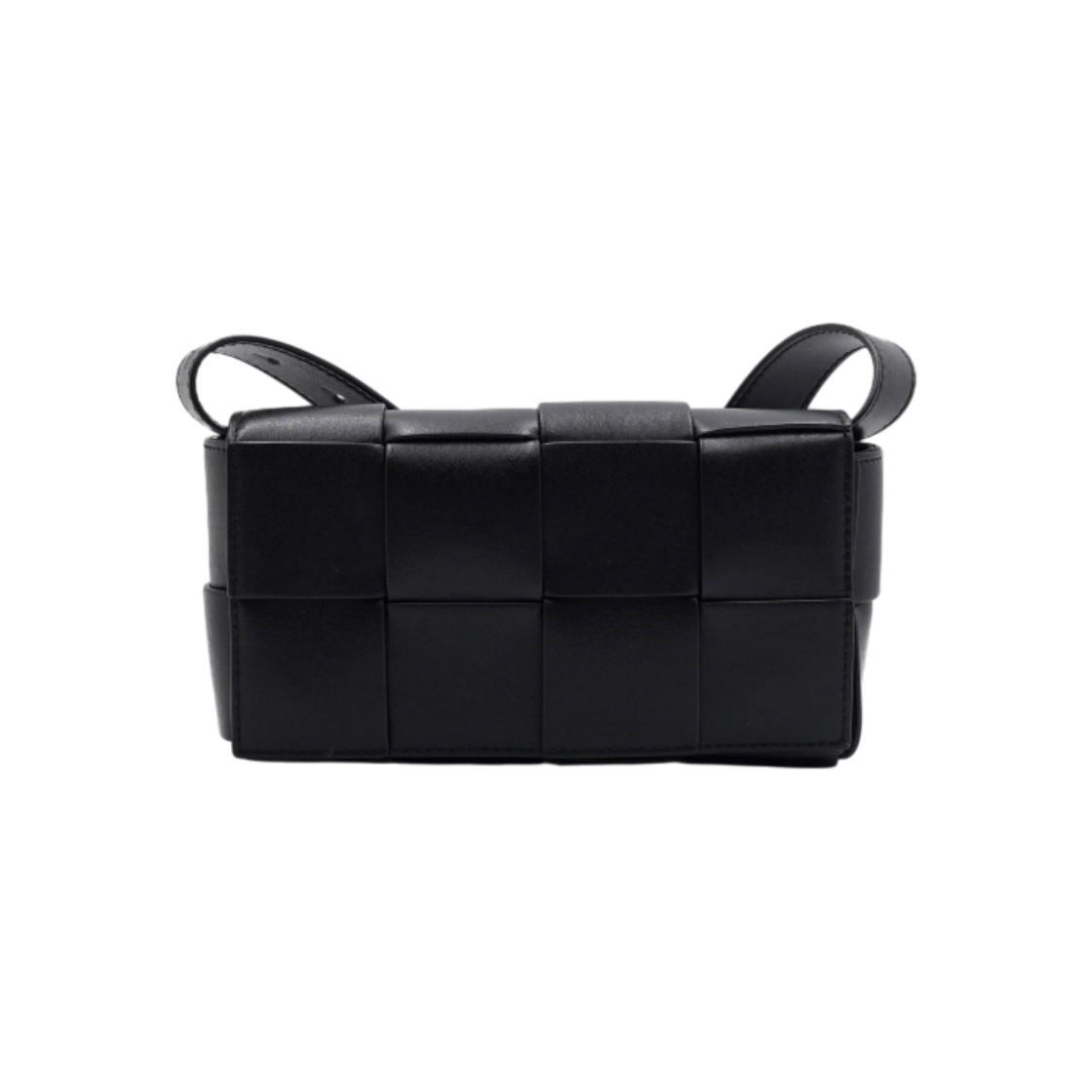 ITUR998772LA Bottega Veneta Black Intrecciato Cassette Belt Bag