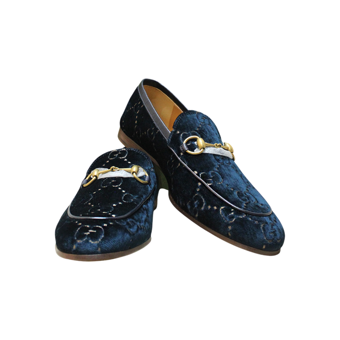 구찌 홀스빗 벨벳 조르단 로퍼 10 (290mm) 430088(Gucci Horsebit Velvet Jordan Loafers 10 (290mm) 430088) - 1