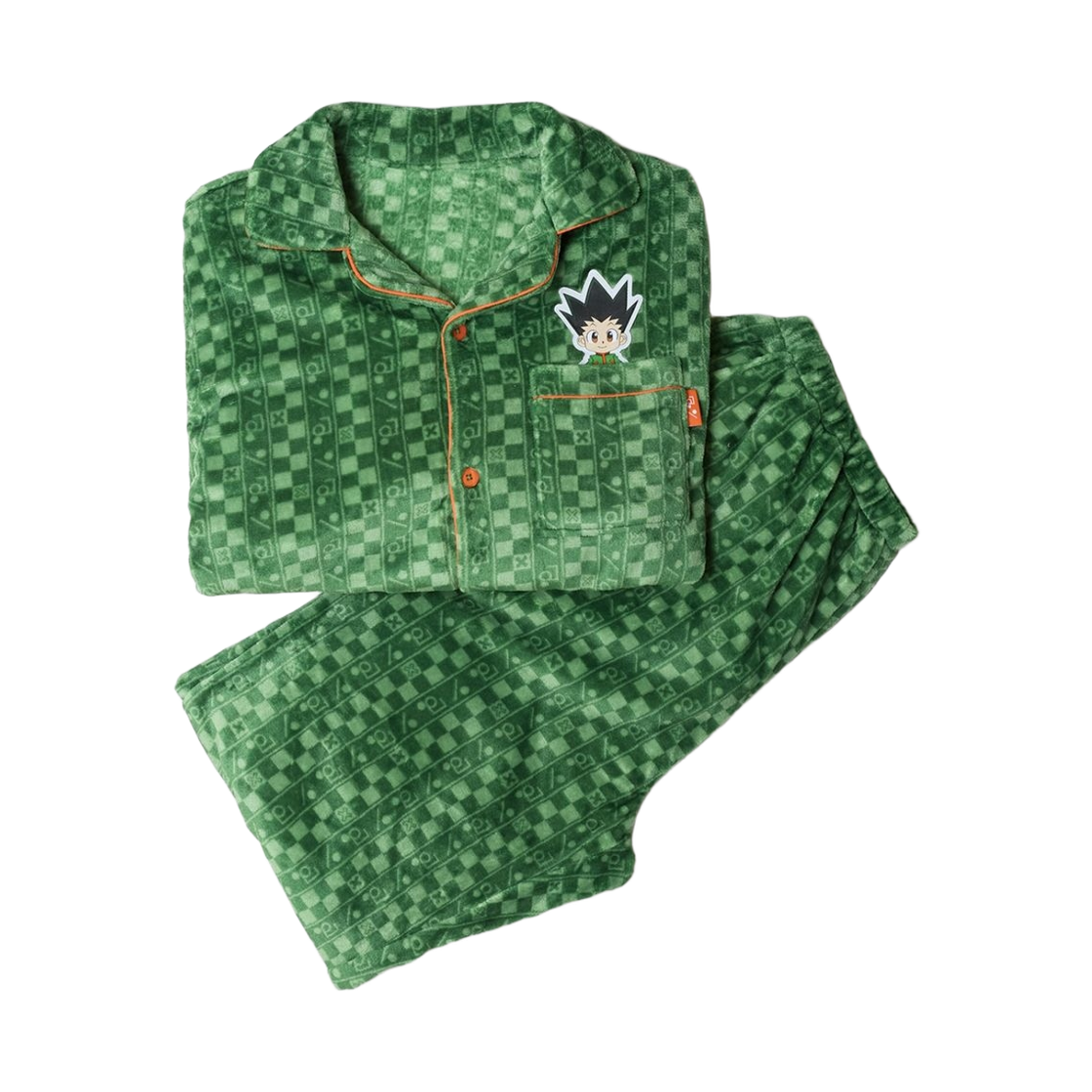 스파오 x 헌터 x 헌터 수면 파자마 그린(Spao x Hunter x Hunter Sleep Pajama Green)