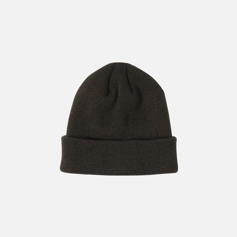 맨한탄 레코즈 오발 로고 비니 - 브라운(Manhattan Records Oval Logo Beanie - Brown) - 3