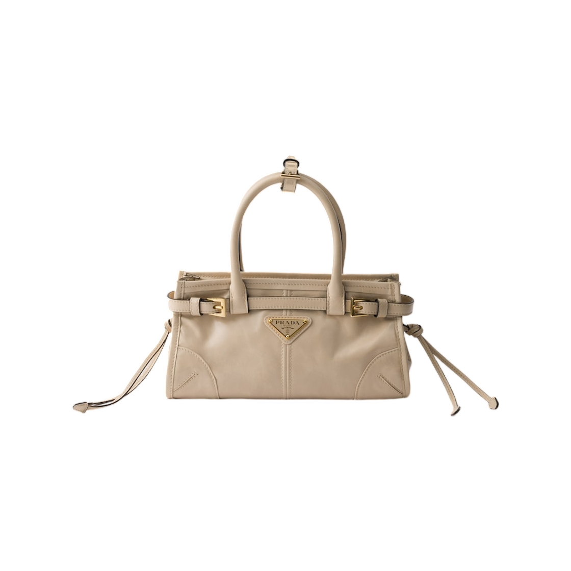 프라다 보니 레더 미니 핸드백 트래버틴(Prada Bonnie Leather Mini Handbag Travertine) - 1