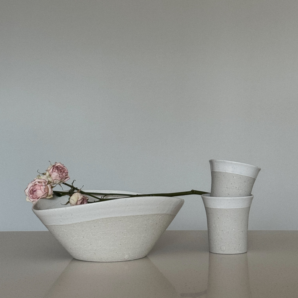 [3% 적립] [선물포장] 이도 율 돌담컵 세트 2P 답례품 집들이 생일 선물([3% 적립] Yido Yul Stone Wall Cup Set 2P) - 4