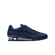 (W) Nike Shox Z Midnight Navy and Metallic Silver