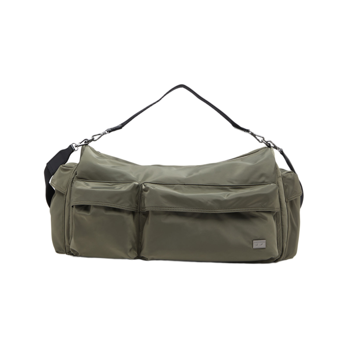 X10356P8166-T7433 Diesel Multipocket Duffle Bag In Utilitarian Shell Military Green