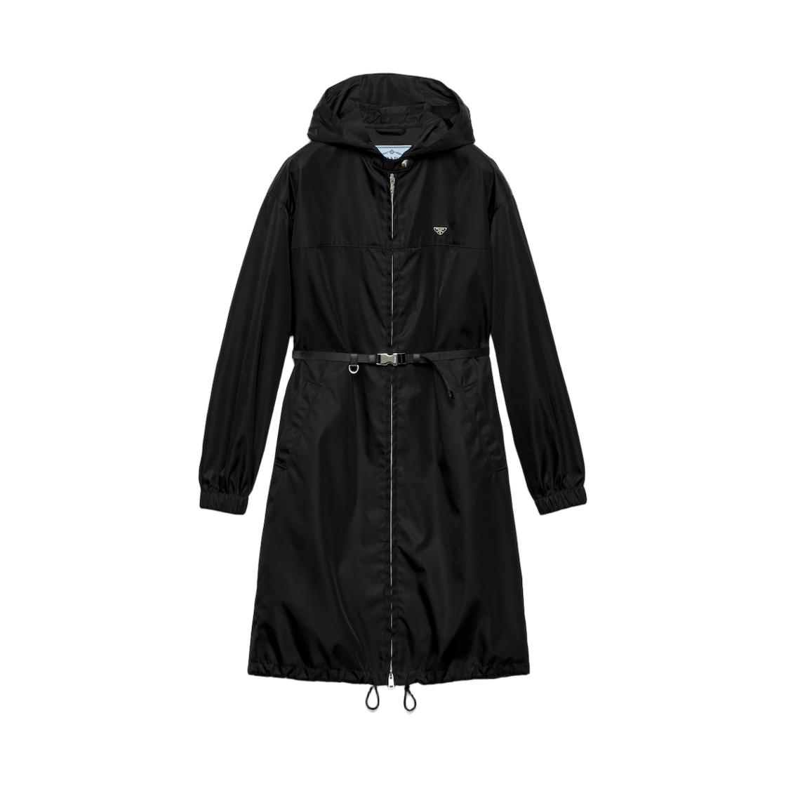 29L348-1WQ8-F0002 (W) Prada Re-Nylon Coat Black