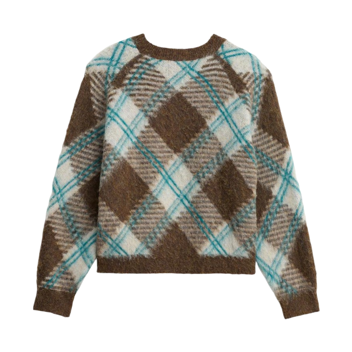 자라 지오메트릭 자카드 스웨터 리미티드 에디션 라이트 블루(Zara Geometric Jacquard Sweater Limited Edition Light Blue) - 2