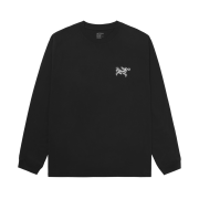 Arc'teryx Kragg SL Cotton Bird Tile LS Shirt Black Arctic Silk