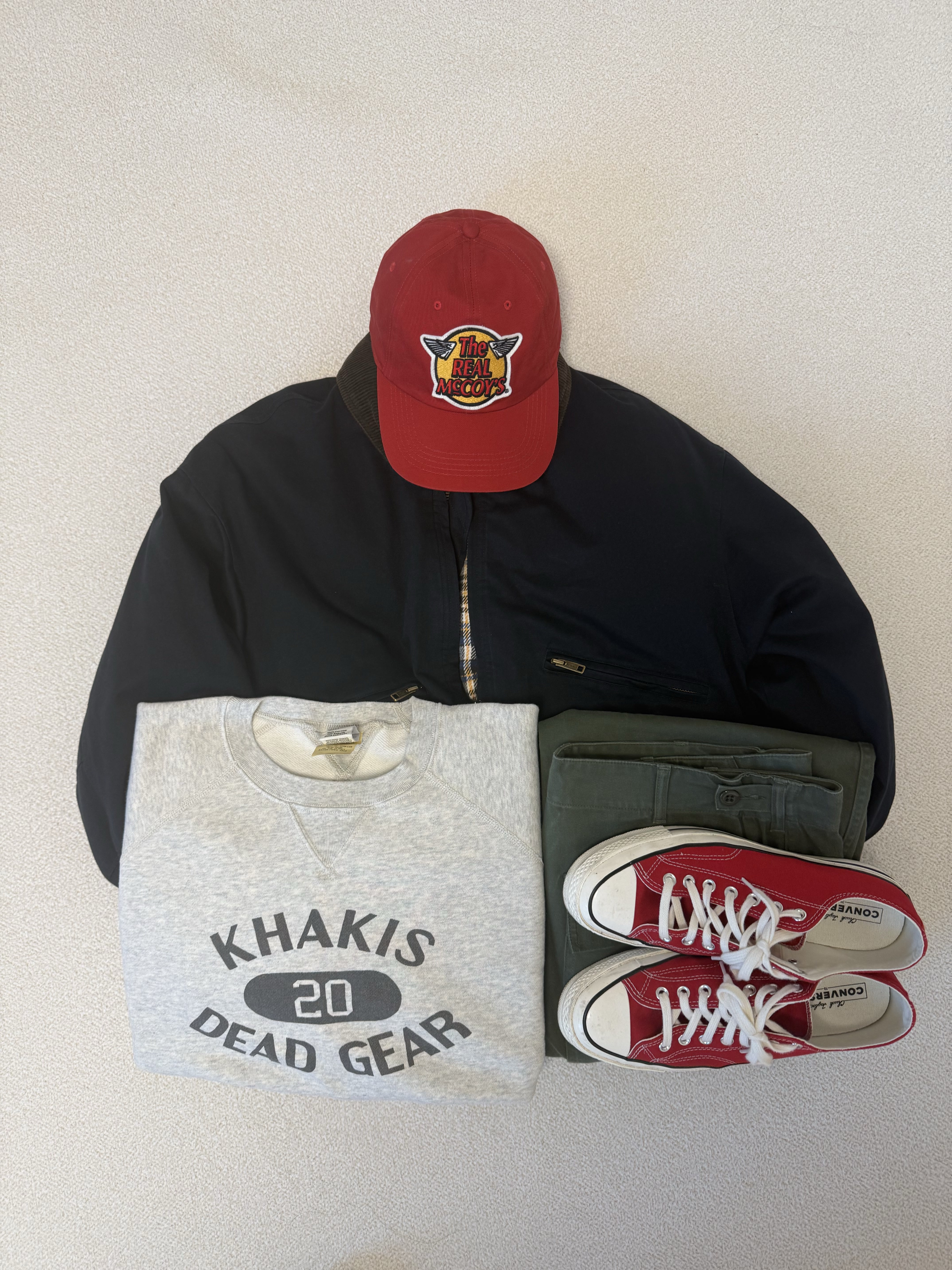 Converse Chuck 70 Ox Vintage Canvas Enamel Red 착용 스타일 - 1