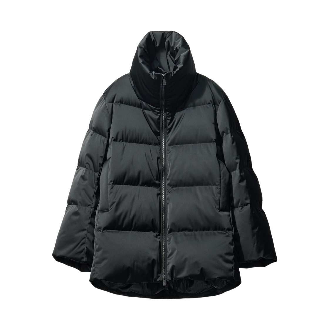 (W) 유니클로 x 질 샌더 다운 볼륨 자켓 블랙((W) Uniqlo x Jil Sander Down Volume Jacket Black) - 1