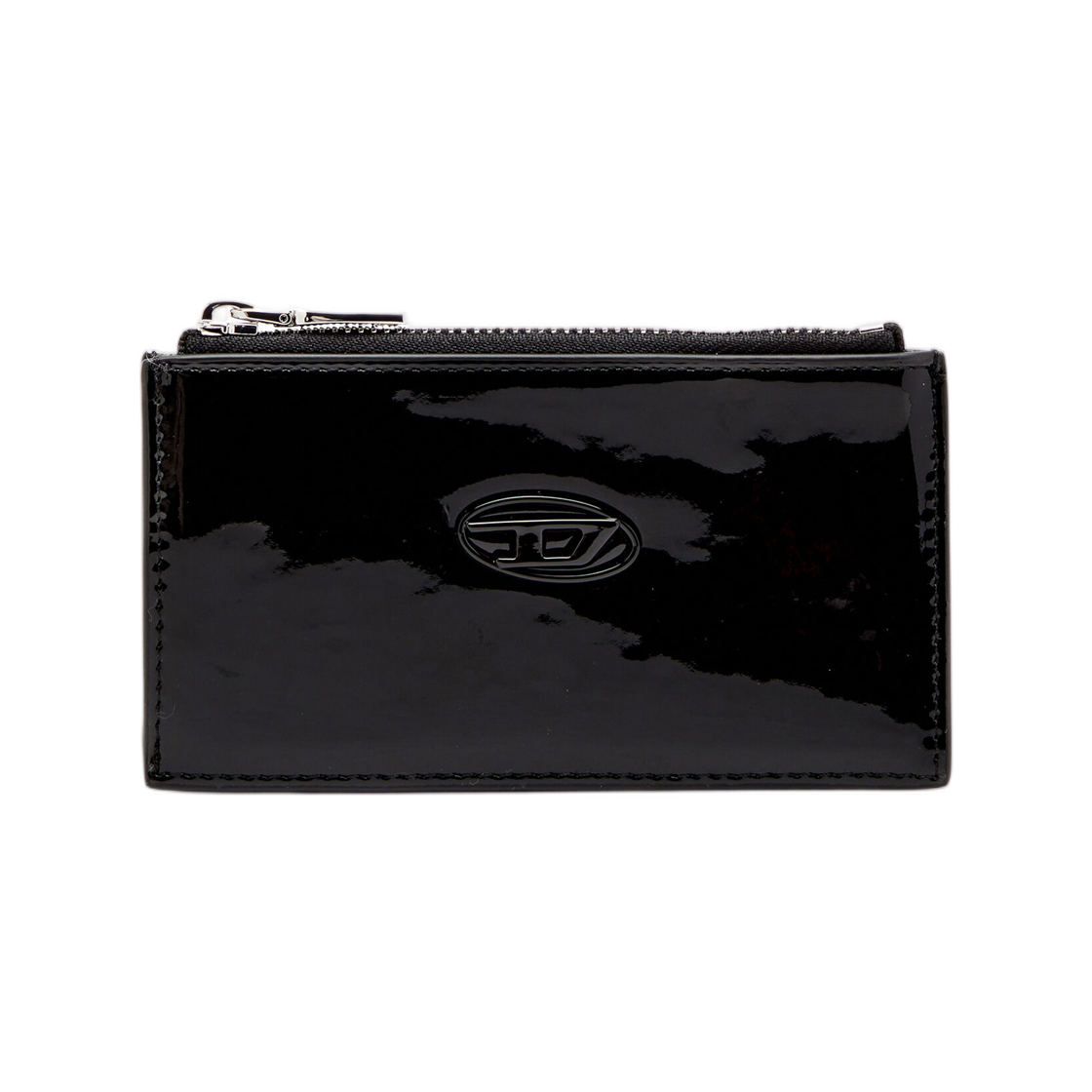 디젤 카드 홀더 글로시 피니쉬 블랙(Diesel Card Holder With Glossy Finish Black)