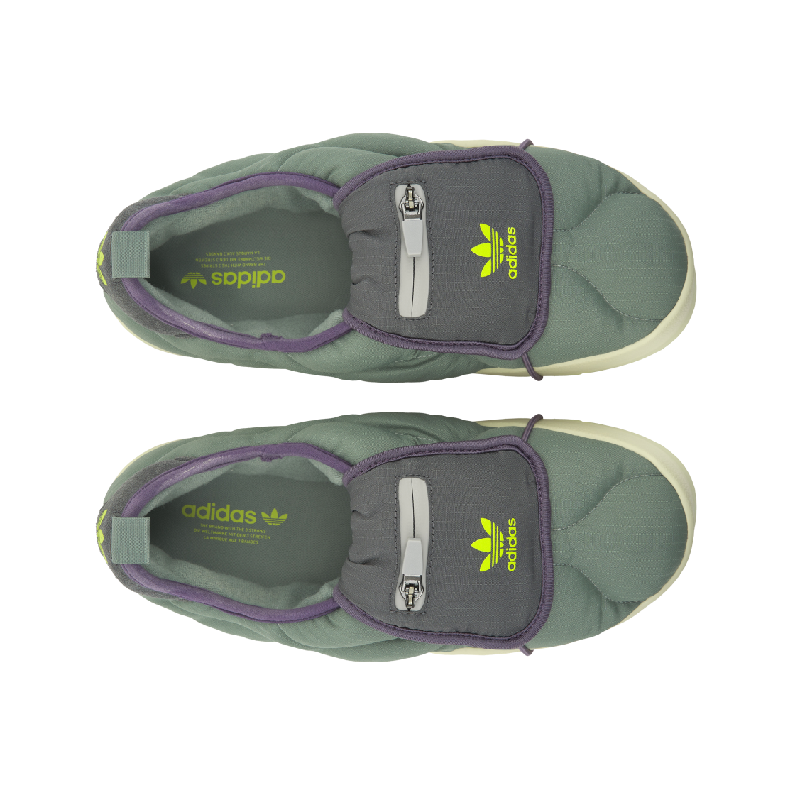 아디다스 퍼피렛 실버 그린 그레이(Adidas Puffylette Silver Green Grey) - 5