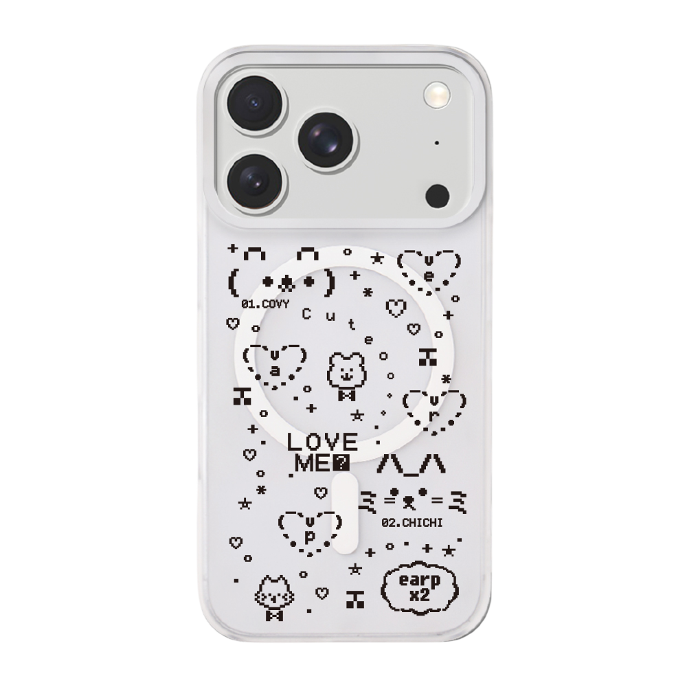 E2510_0003 earpearp Emoji Covy ChiChi(Clear Matte Hard)