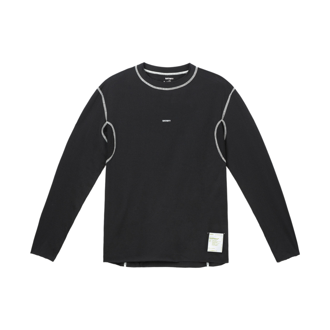 11125-00001 Satisfy Re‑Possessed FuzzFleece Long Sleeve Black