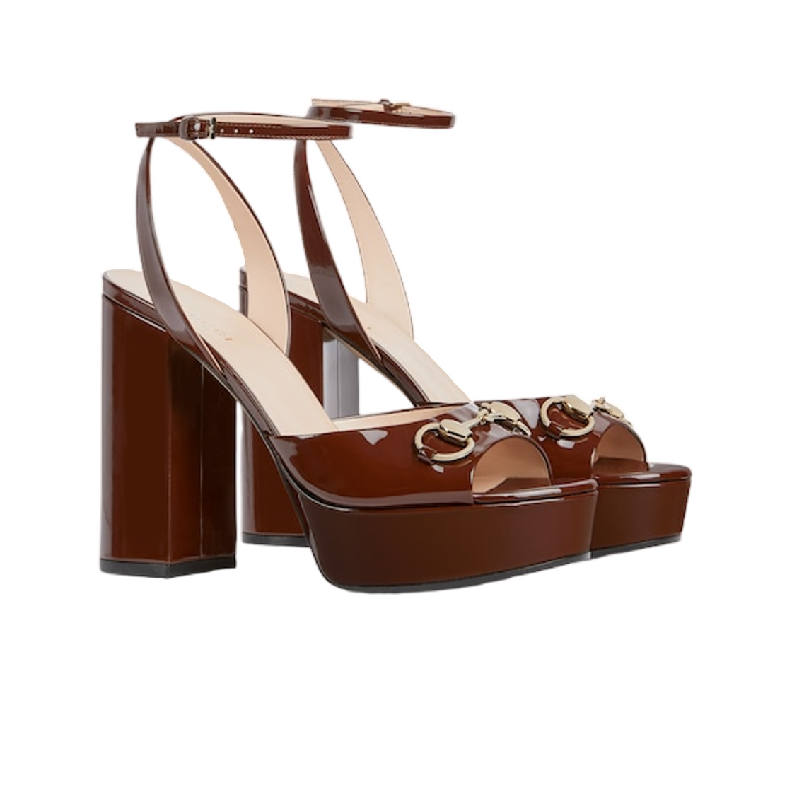 (W) 구찌 홀스빗 플랫폼 샌들 로쏘 앙코라 레드((W) Gucci Horsebit Platform Sandal Rosso Ancora Red) - 2
