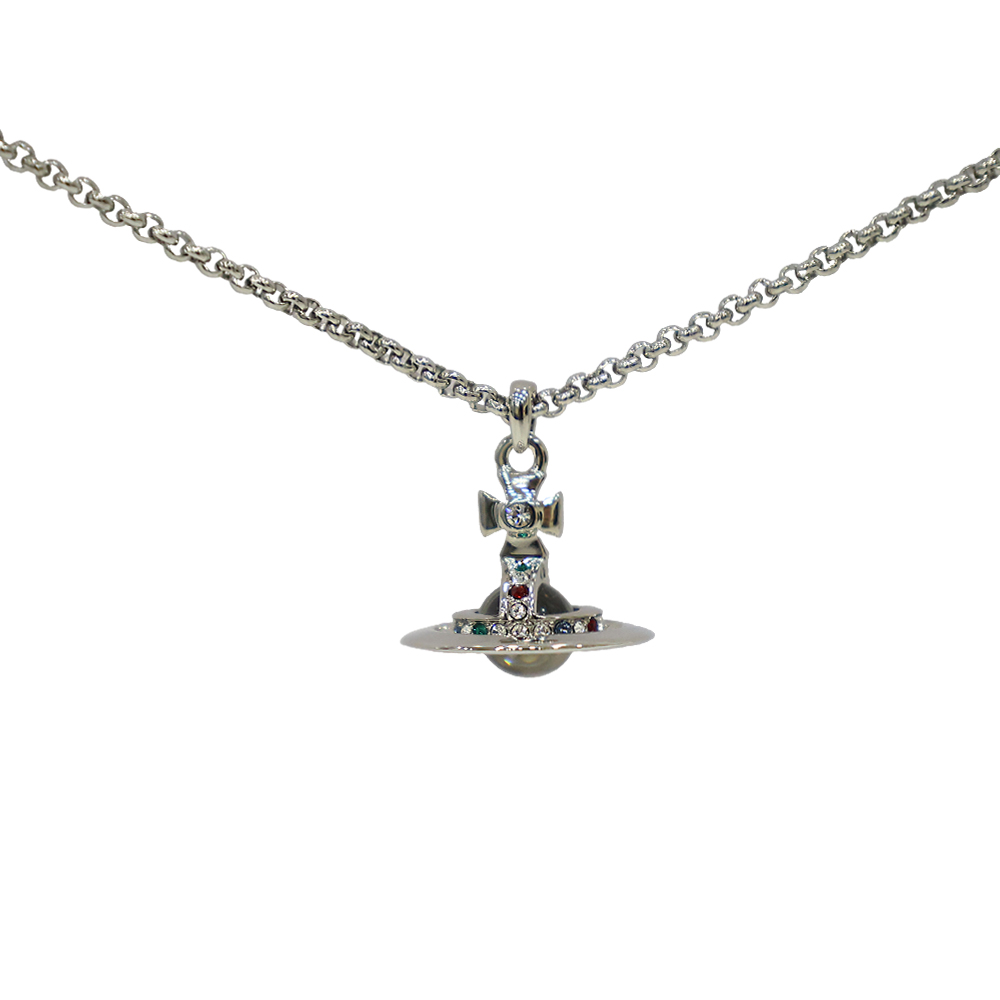 63020098 02P019 [15%쿠폰]Vivienne Westwood New Petit ORB Necklace Silver