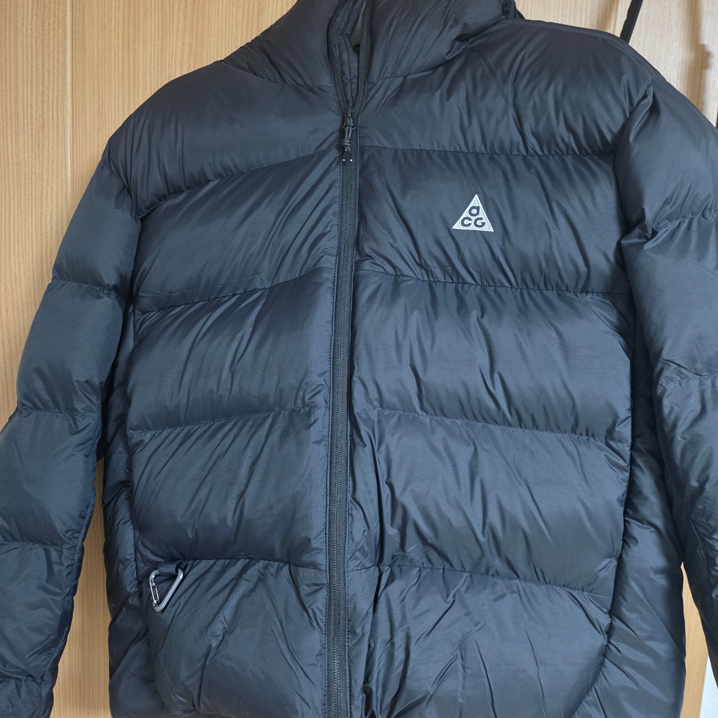 Nike ACG Therma-Fit ADV Lunar Lake Loose Hooded Jacket Black Summit White - Asia 착용 스타일