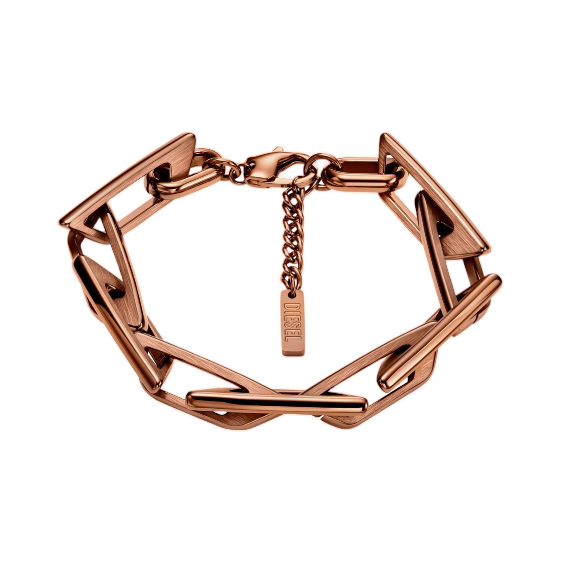 디젤 스테인리스 스틸 체인 브레이슬릿 브론즈(Diesel Stainless Steel Chain Bracelet Bronze)