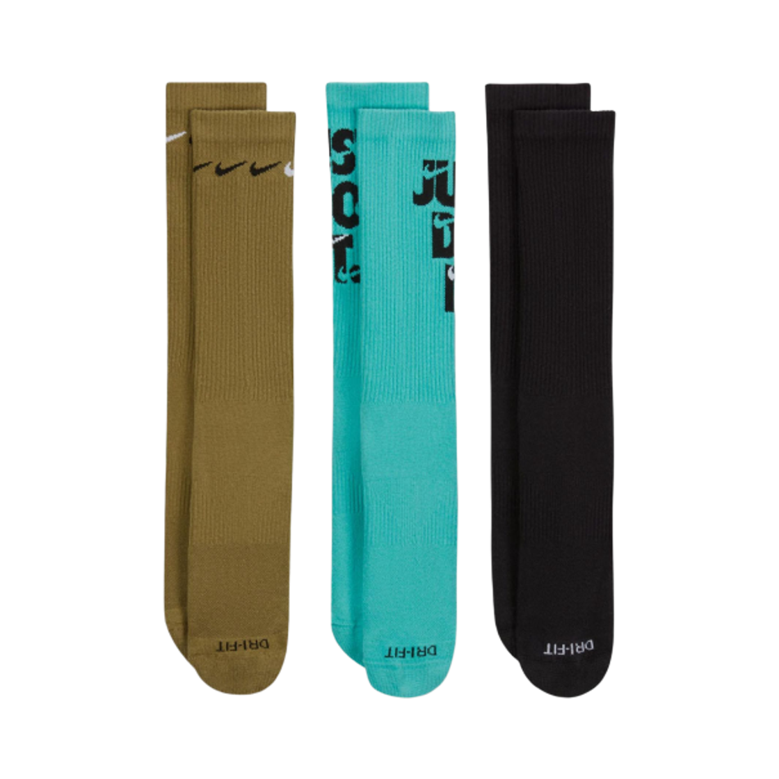 DH3822-904 Nike Everyday Plus Cushioned Crew Socks Multicolor (3 Pack/Korean Ver.)