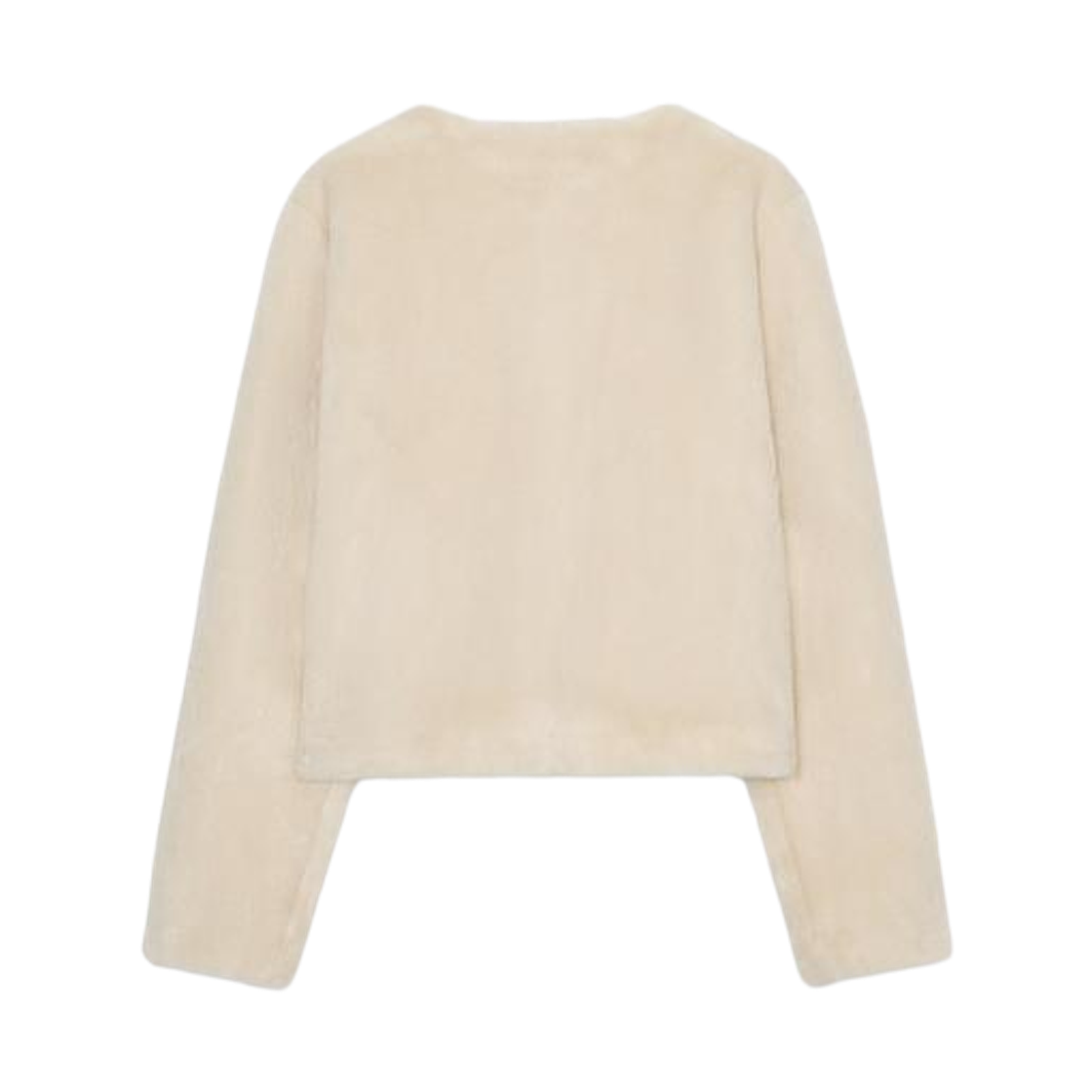(W) 자라 페이크 퍼 토글 자켓 크림((W) Zara Fake Fur Toggle Jacket Cream) - 2