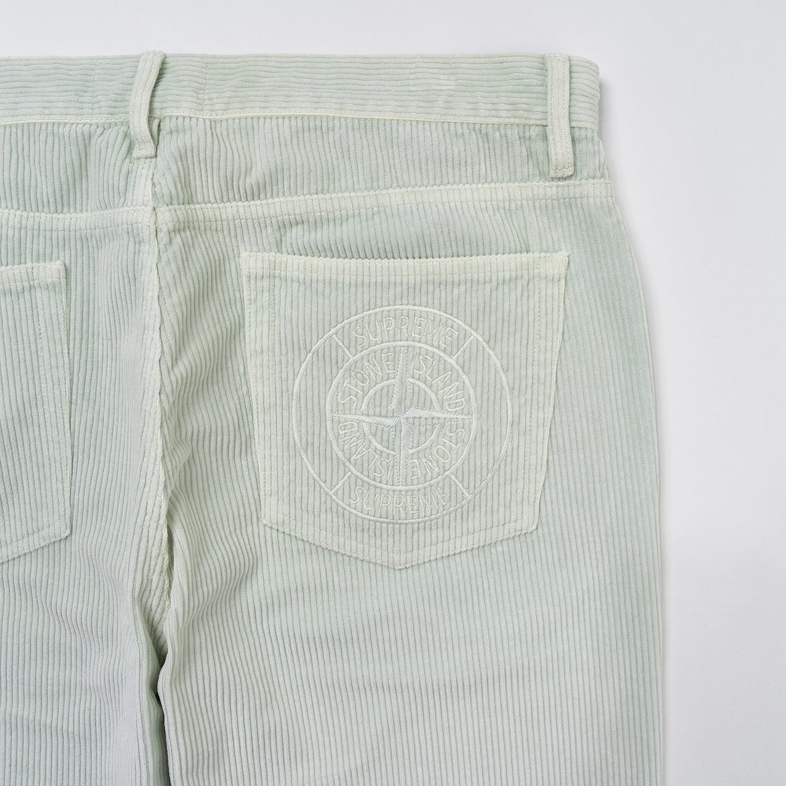 슈프림 x 스톤 아일랜드 코듀로이 팬츠 스톤 - 20FW(Supreme x Stone Island Corduroy Pants Stone - 20FW) - 4