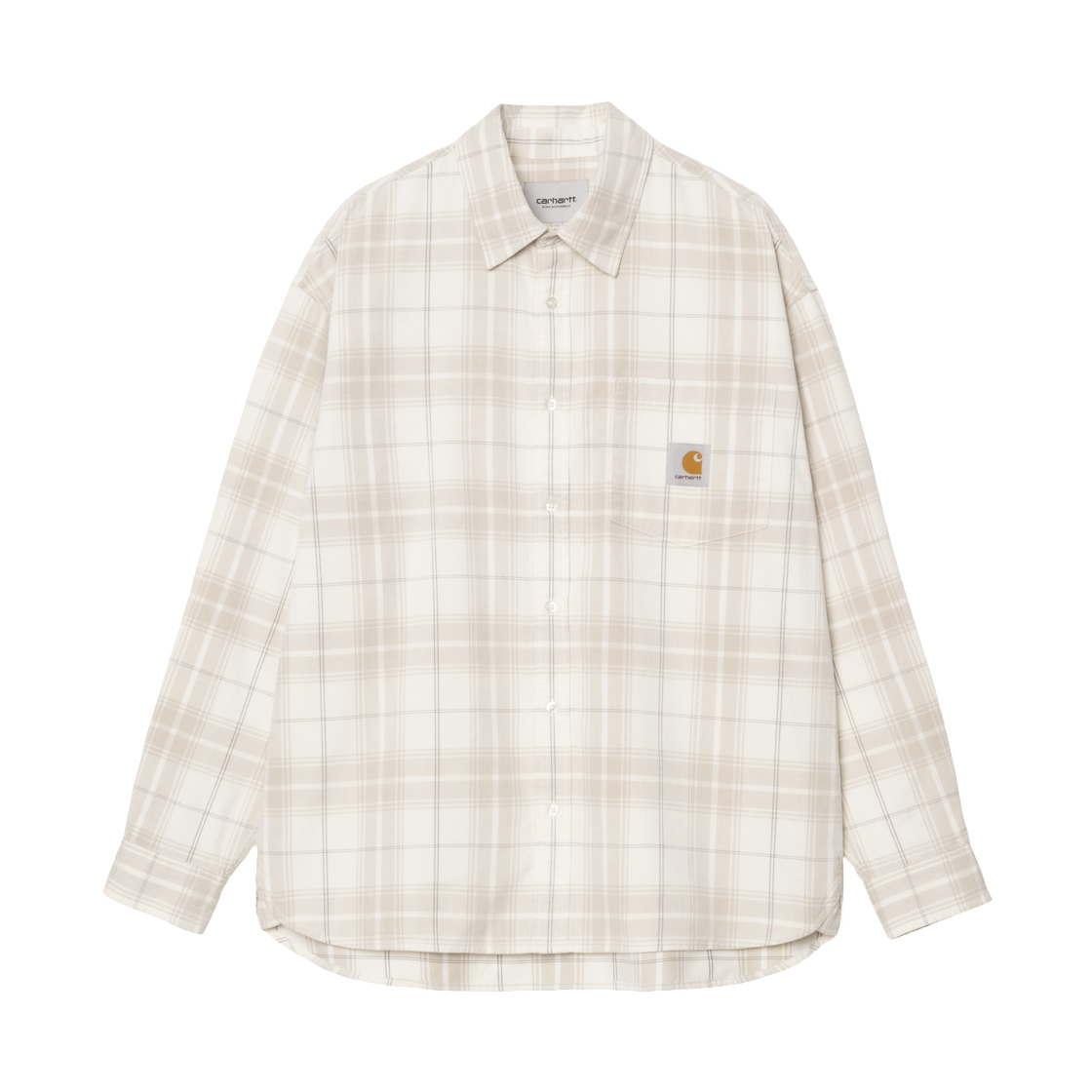 I035953-3J3-XX Carhartt WIP L/S Wilber Shirt Wilber Check Natural