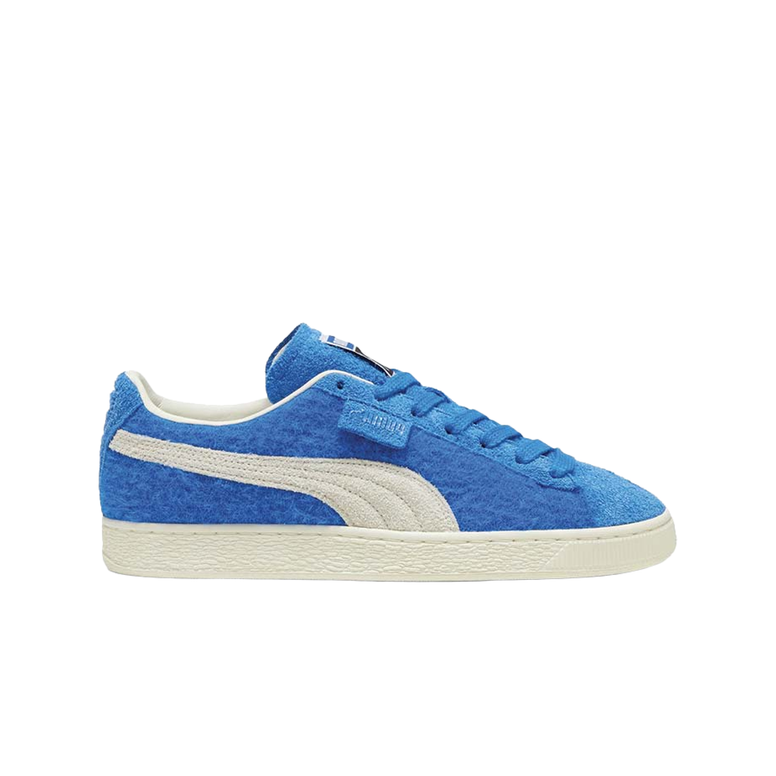 398707-02 Puma Suede Mohair Sneakers Team Royal Frosted Ivory