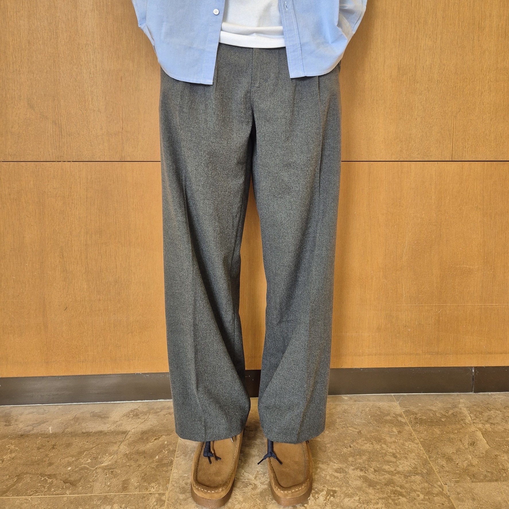 Clarks Wallabee Cola Cola - 25FW 착용 스타일 - 4