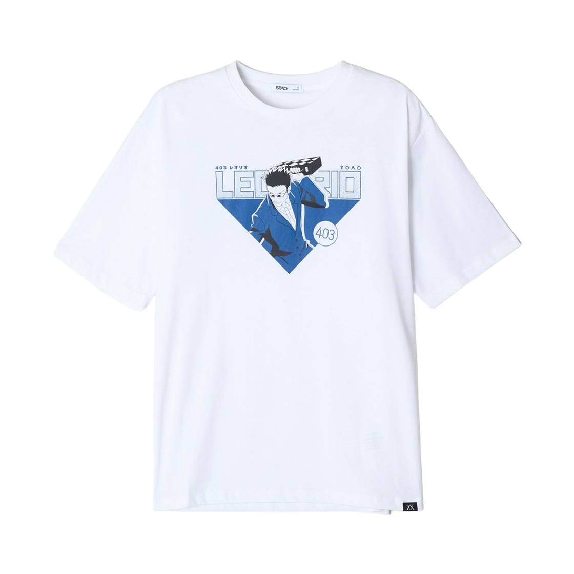 SPRLG11U03 Spao x Hunter x Hunter Short Sleeve T-Shirt Blue