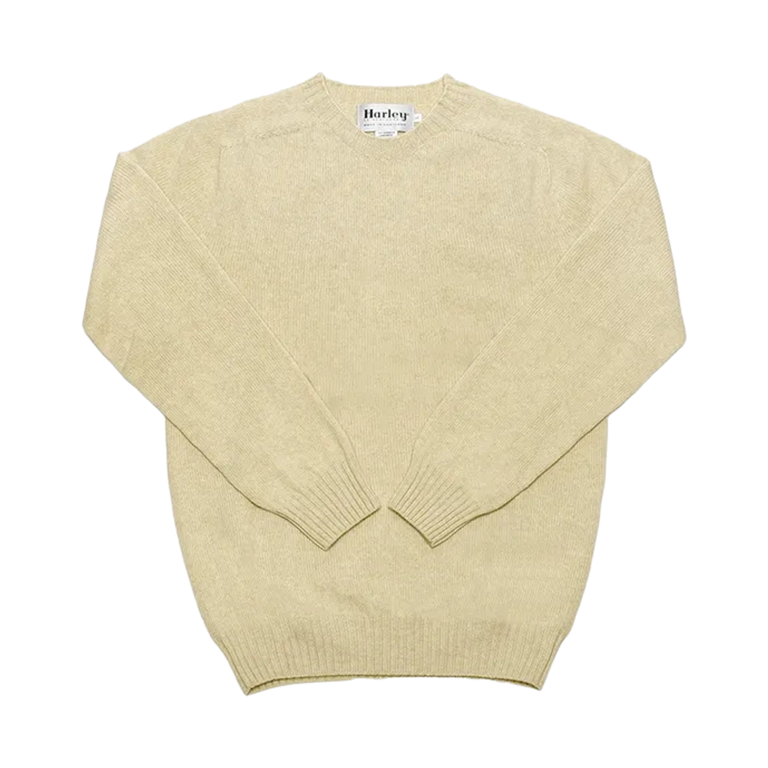 할리 오브 스코틀랜드 램스울 크루넥 스웨터 오트밀(Harley of Scotland Lambswool Crewneck Sweater Oatmeal)