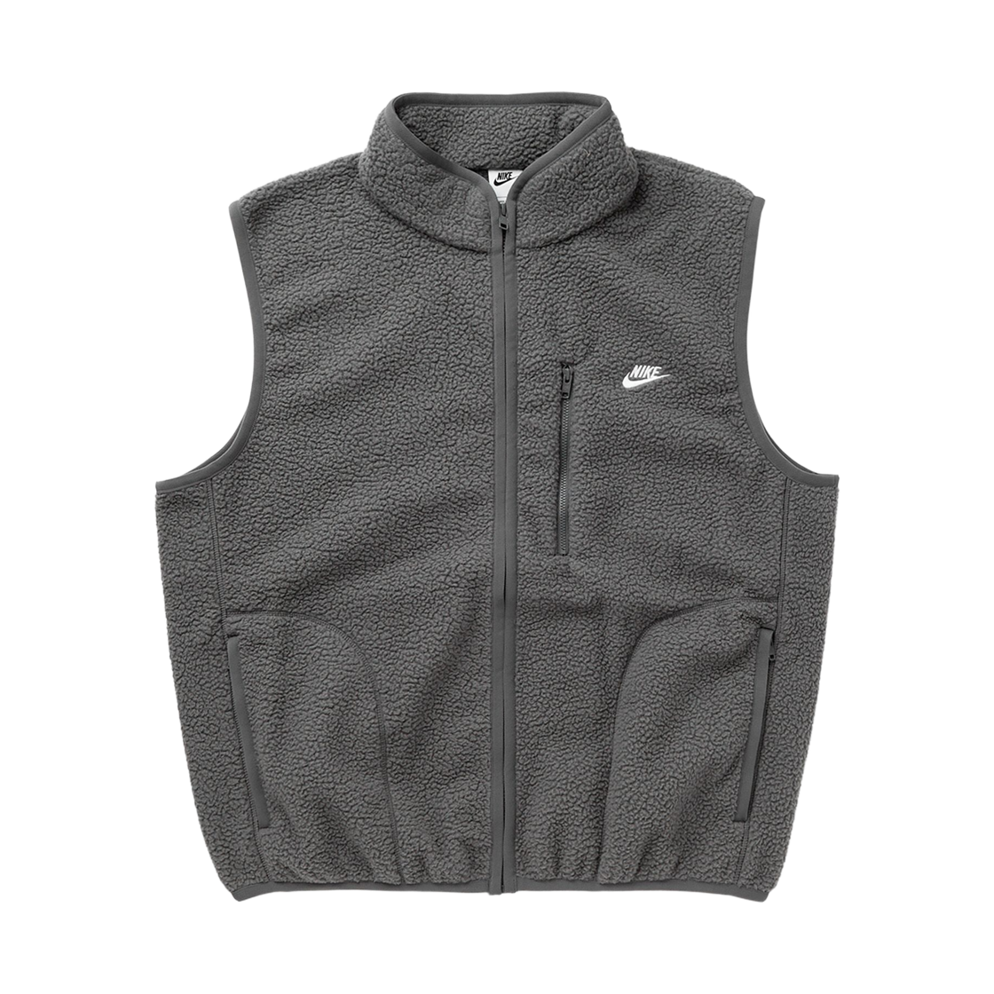 FZ0895-068 Nike NSW Club Winterized Vest Iron Grey White - Asia