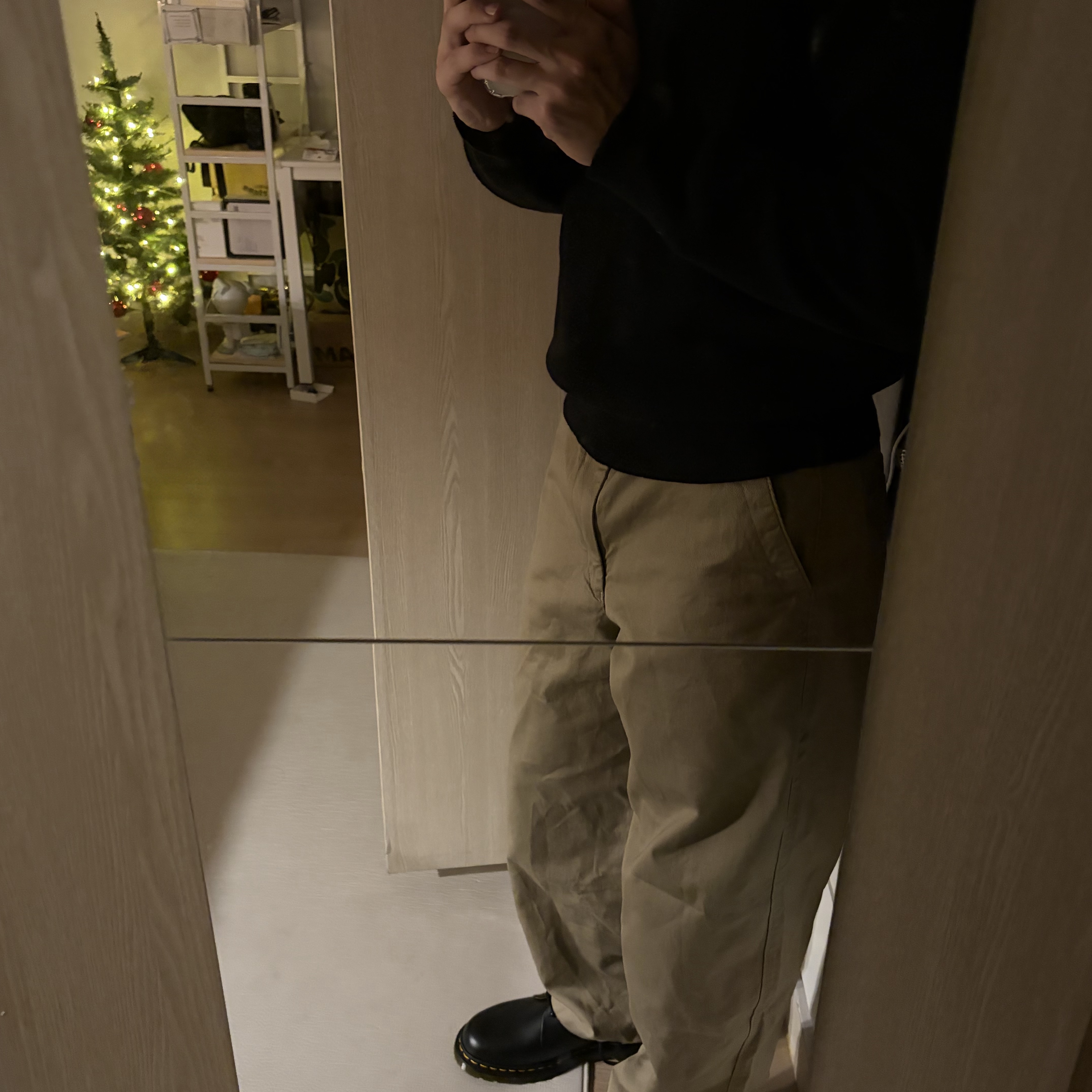 Dr. Martens 1461 Smooth Black 착용 스타일