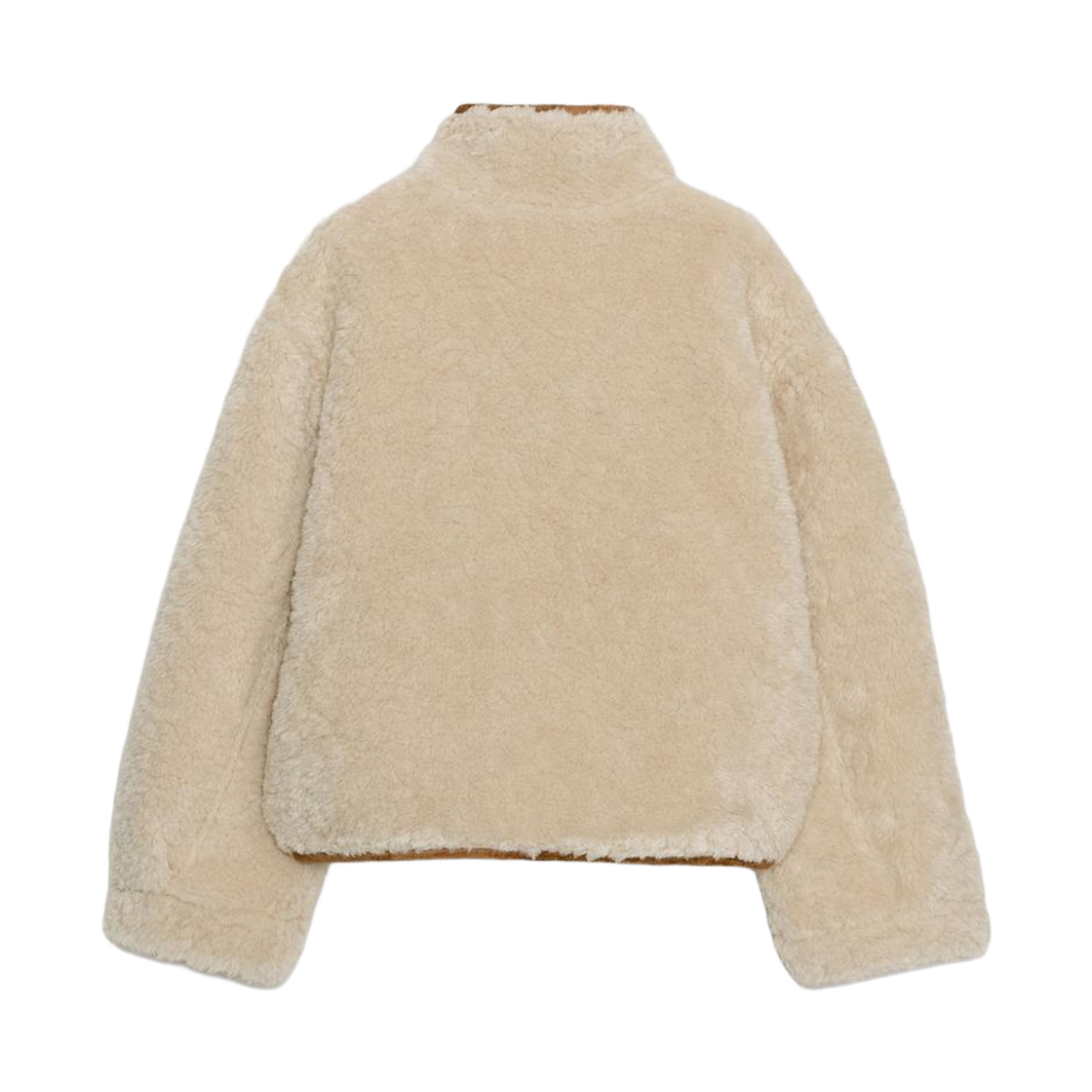 (W) 자라 리버시블 더블 페이스드 자켓 토프 브라운((W) Zara Reversible Double Faced Jacket Taupe Brown) - 2
