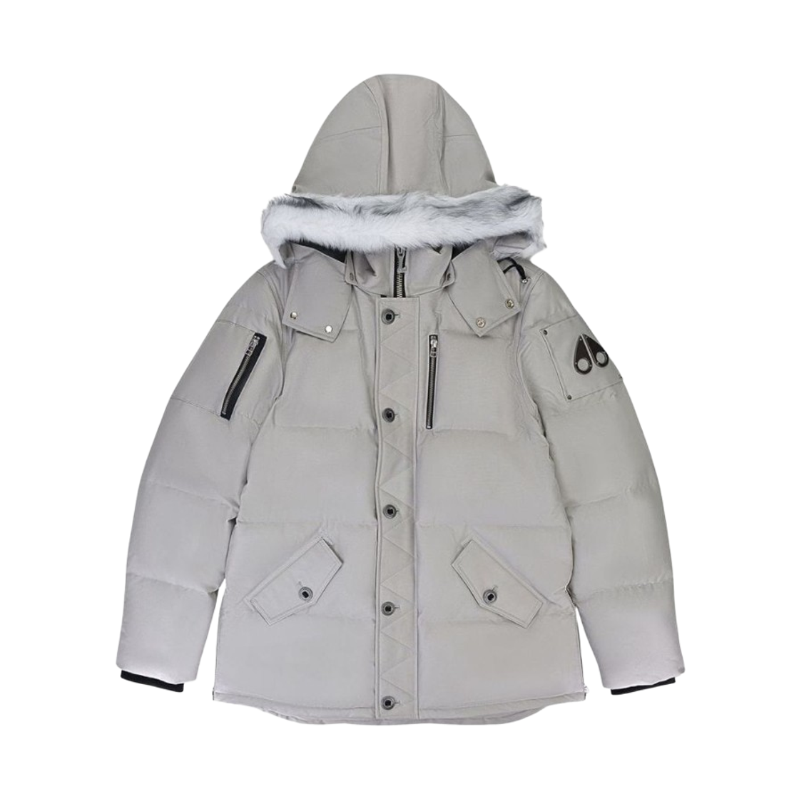 무스너클 오리지널 쓰리쿼터 자켓 내츄럴 스톰 그레이(Moose Knuckles Original Threequarter Jacket Natural Storm Grey) - 1
