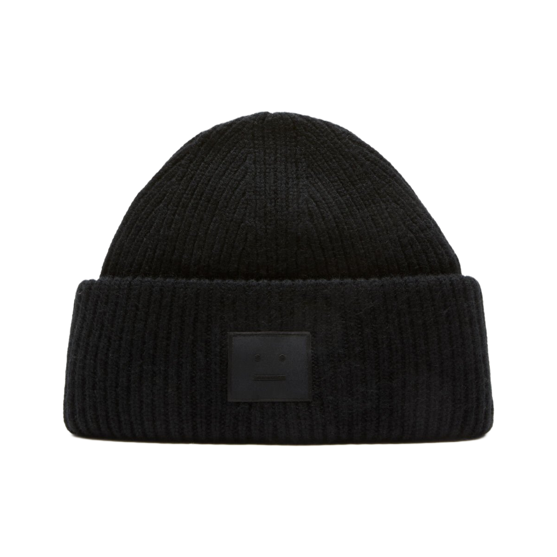 C40453-900 Acne Studios Face Logo Beanie Black