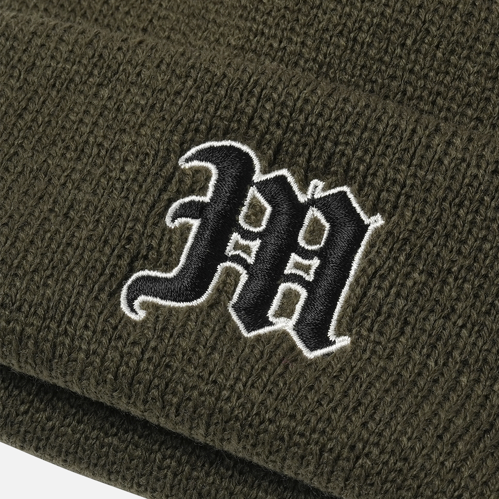 맨하탄 레코즈 오이 로고 비니 - 올리브(Manhattan Records OE Logo Beanie - Olive) - 4