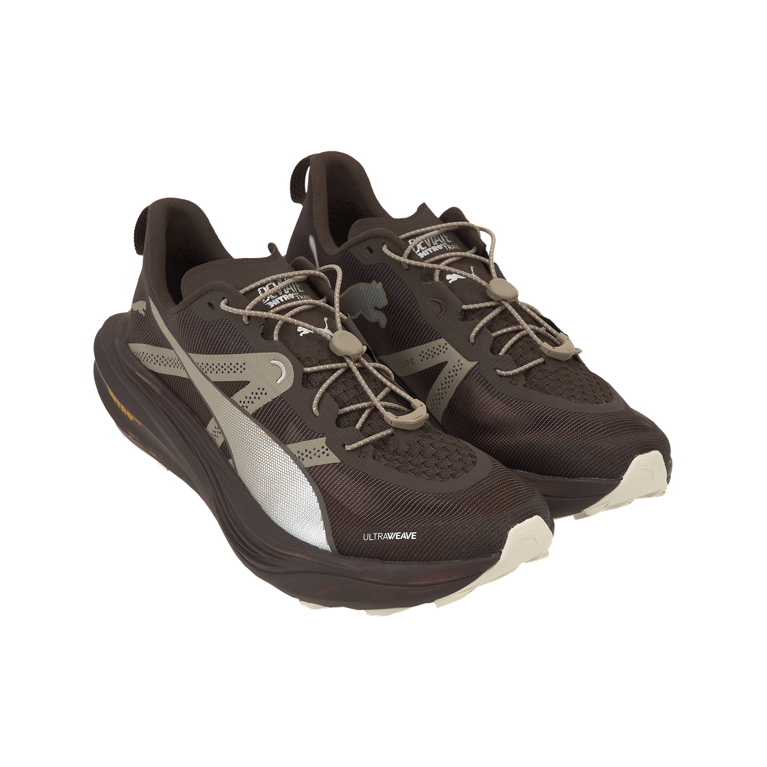 푸마 디비에이트 나이트로 엘리트 트레일 LS 초콜릿 실버(Puma Deviate Nitro Elite Trail LS Chocolate Silver) - 4